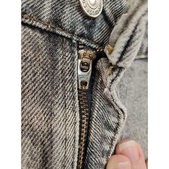 Vintage 80s Levi's Acid‎ Wash Jeans Orange Tab Size 36x29 White Wash Denim - Picture 8 of 9